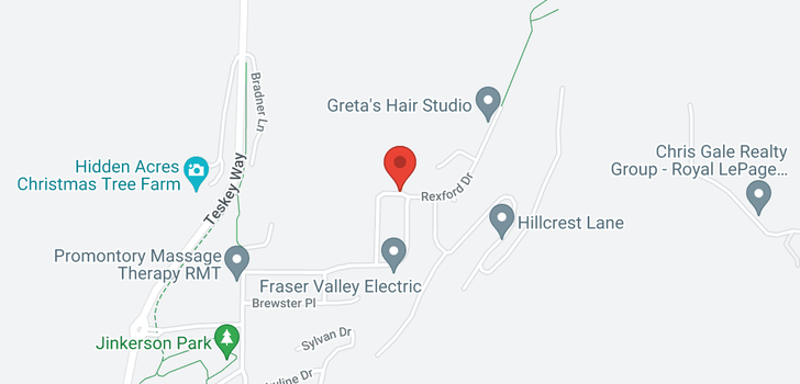 map of 6015 REXFORD DRIVE